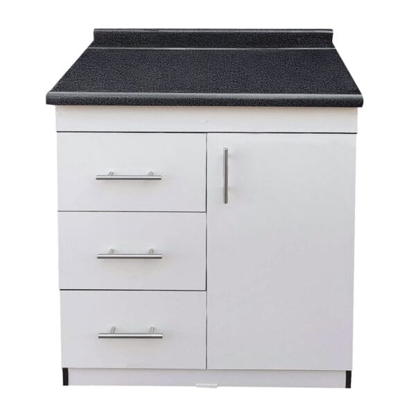Mueble Base De Cocina 1 Puerta 3 Cajones 75x50