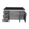 BC-4P1CI-145X40_mueble-base-de-cocina-nordico-4-puertas-1-cajón-145x40_abierta Mueble Base De Cocina 3 Puertas 3 Cajones 145x40