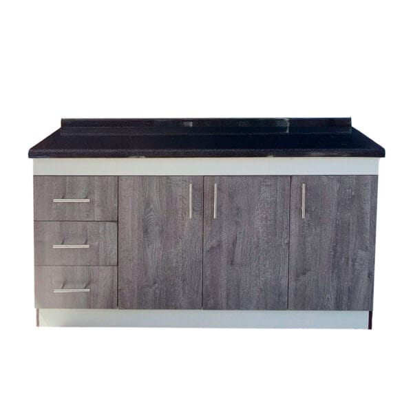 BC-4P1CI-145X40_mueble-base-de-cocina-nordico-4-puertas-1-cajón-145x40_frontal Mueble Base De Cocina 3 Puertas 3 Cajones 145x40
