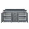BC-4P3CC-200X50_mueble-base-de-cocina-nordico-4-puertas-3-cajones-200x50_abierto Mueble Base De Cocina 4 Puertas 3 Cajones 200x50