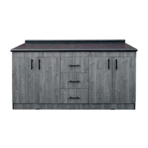 Mueble Base De Cocina 4 Puertas 3 Cajones 200x50