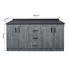 BC-4P3CC-200X50_mueble-base-de-cocina-nordico-4-puertas-3-cajones-200x50_frontal_medidas Mueble Base De Cocina 4 Puertas 3 Cajones 200x50