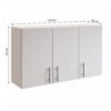 MA-3PSV-110_mueble-colgante-de-cocina-nordico-3-puertas-sin-vidrio-110-cm_lateral_medidas Mueble Colgante De Cocina De 110 Cm 3 Puertas