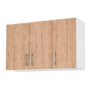 MA-3PSV-110_mueble-colgante-de-cocina-nordico-3-puertas-sin-vidrio-110-cm_lateral_v1 Mueble Colgante De Cocina De 110 Cm 3 Puertas