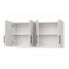 MA-4PSV-145_mueble-colgante-de-cocina-nordico-4-puertas-sin-vidrio-145-cm_abierto Mueble Colgante De Cocina De145 Cm 4 Puertas