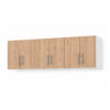 MA-6PSV-200_mueble-colgante-de-cocina-nordico-6-puertas-sin-vidrio-200-cm_lateral_v2 Mueble Colgante De Cocina De 200 Cm 6 Puertas