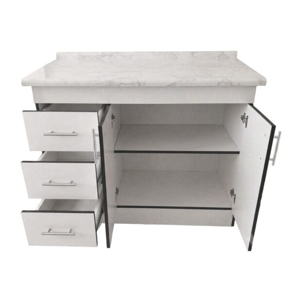 Mueble Base De Cocina 2 Puertas 3 Cajones 110x50