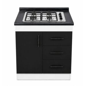 Mueble Base de Cocina Nórdico con Encimera Mademsa 75x50 cm