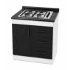 Mueble Base de Cocina Nórdico con Encimera Mademsa 75x50 cm