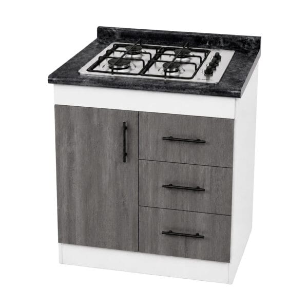 Mueble Base de Cocina Nórdico con Encimera Mademsa 75x50 cm