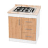 Mueble Base de Cocina Nórdico con Encimera Mademsa 75x50 cm