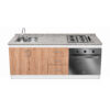 BC-ENHOLP-200X60-1PZ_mueble-base-de-cocina-nordico-con-encimera-mademsa-+-horno-59L-y-lavaplatos-1-pozo_frontal_v2 Mueble Base de Cocina Nórdico con Encimera Mademsa, Horno 59L y Lavaplatos 1 Pozo 200x60 cm