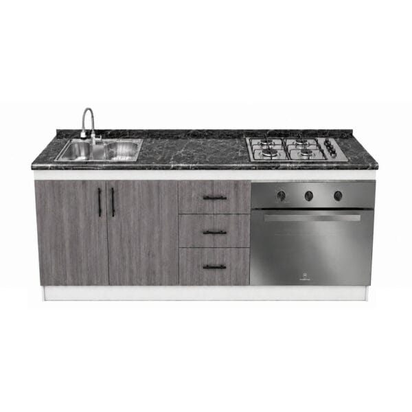 BC-ENHOLP-200X60-1PZ_mueble-base-de-cocina-nordico-con-encimera-mademsa-+-horno-59L-y-lavaplatos-1-pozo_frontal_v3 Mueble Base de Cocina Nórdico con Encimera Mademsa, Horno 59L y Lavaplatos 1 Pozo 200x60 cm