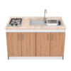 BC-ENLP-130X60-1PZESC_mueble-base-de-cocina-nordico-con-encimera-mademsa-y-lavaplatos-con-secador_frontal_v2 Mueble Base de Cocina Nórdico con Encimera Mademsa y Lavaplatos con Secador 130x60 cm