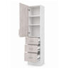D-1P3C-40_mueble-despensa-de-cocina-nordico-1-puerta-3-cajones-40-cm_lateral_abierta Mueble Despensa De Cocina 1 Puerta 3 Cajones 40 Cm