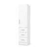 D-1P3C-40_mueble-despensa-de-cocina-nordico-1-puerta-3-cajones-40-cm_lateral_v1 Mueble Despensa De Cocina 1 Puerta 3 Cajones 40 Cm