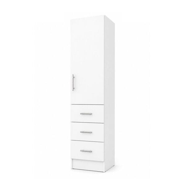 D-1P3C-40_mueble-despensa-de-cocina-nordico-1-puerta-3-cajones-40-cm_lateral_v1 Mueble Despensa De Cocina 1 Puerta 3 Cajones 40 Cm