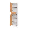 D-2P1C-40_mueble-despensa-de-cocina-nordico-2-puertas-1-cajón-40-cm_lateral_abierto Mueble Despensa De Cocina 2 Puertas 1 Cajon 40 Cm