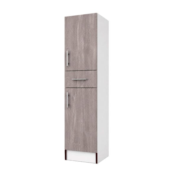 D-2P1C-40_mueble-despensa-de-cocina-nordico-2-puertas-1-cajón-40-cm_lateral_v1 Mueble Despensa De Cocina 2 Puertas 1 Cajon 40 Cm