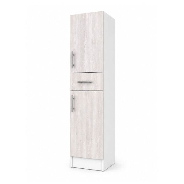 D-2P1C-40_mueble-despensa-de-cocina-nordico-2-puertas-1-cajón-40-cm_lateral_v2 Mueble Despensa De Cocina 2 Puertas 1 Cajon 40 Cm