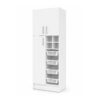 D-3PBV-60_mueble-despensa-de-cocina-nordico-3-puertas-con-verdulero-y-botellero-60-cm_lateral Mueble Despensa De Cocina 3 Puertas Con Verdulero Y Botellero 60 Cm