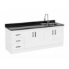 LPE-4P3C1PZ-200_Mueble-Lavaplatos-Empotrado-Nordico-1-Pozos-Escurridor-4-Puertas-3-Cajones-Con-Griferia-200x90x50-Cm_lateral Mueble Lavaplatos Empotrado 1 Pozo 4 Puertas 3 Cajones Con Griferia 200x90x50 Cm