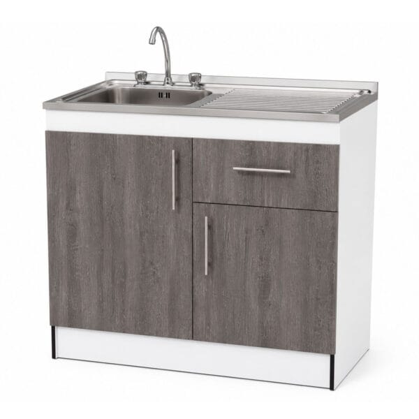 LPS-2P1C1PZ-100_mueble-lavaplatos-sobrepuesto-nordico-1-pozo-escurridor-2-puertas-1-cajón-con-grifería-100x90x50-cm_lateral_v2 Mueble Lavaplatos Sobrepuesto 1 Pozo Escurridor 2 Puertas 1 Cajon Con Griferia 100x90x50 Cm
