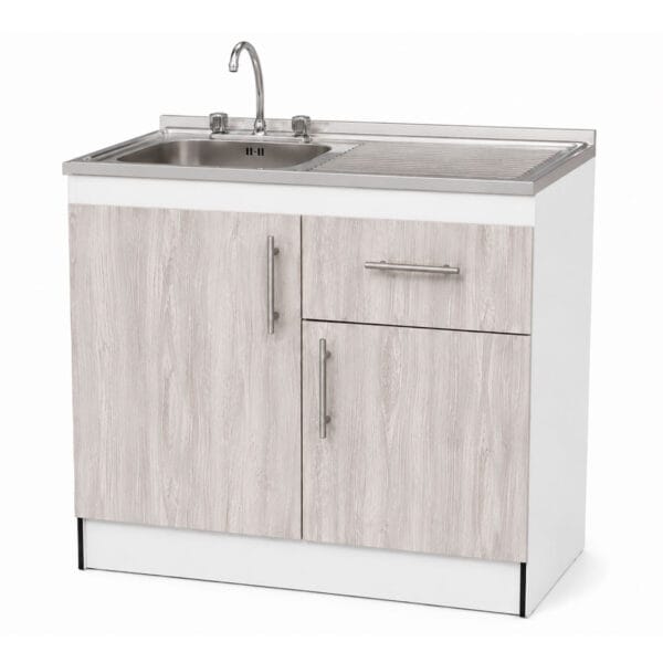 LPS-2P1C1PZ-100_mueble-lavaplatos-sobrepuesto-nordico-1-pozo-escurridor-2-puertas-1-cajón-con-grifería-100x90x50-cm_lateral_v3 Mueble Lavaplatos Sobrepuesto 1 Pozo Escurridor 2 Puertas 1 Cajon Con Griferia 100x90x50 Cm
