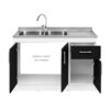 LPS-3P1C2PZ-120_mueble-lavaplatos-sobrepuesto-nórdico-2-pozos-escurridor-3-puertas-1-cajón-con-grifería-120x90x50-cm_abierto Mueble Lavaplatos Sobrepuesto 2 Pozos Escurridor 3 Puertas 1 Cajon Con Griferia 120x90x50 Cm