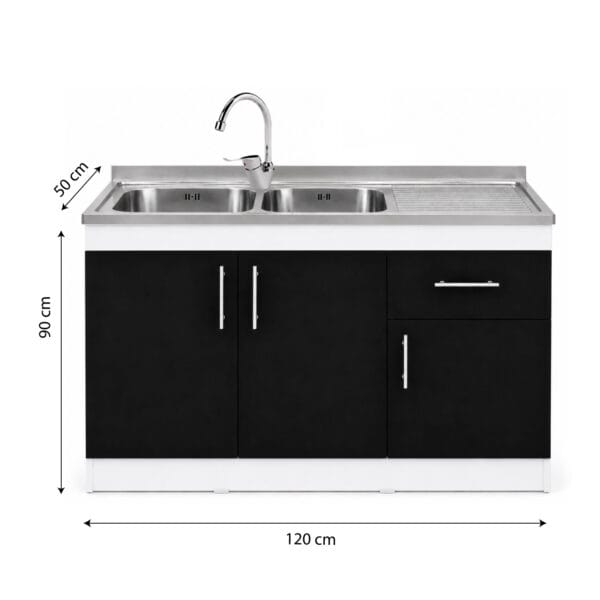 LPS-3P1C2PZ-120_mueble-lavaplatos-sobrepuesto-nórdico-2-pozos-escurridor-3-puertas-1-cajón-con-grifería-120x90x50-cm_frontal_med Mueble Lavaplatos Sobrepuesto 2 Pozos Escurridor 3 Puertas 1 Cajon Con Griferia 120x90x50 Cm