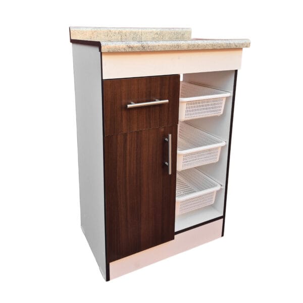 V-1P1C3CAN-60_mueble-verdulero-de-cocina-nordico-1-puerta-1-cajón-3-canastos-60x90x40-cm_lateral Mueble Verdulero De Cocina 1 Puerta 1 Cajon 3 Canastos 60x90x40 Cm